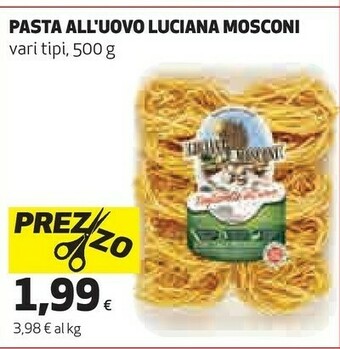 Coop Mosconi Pasta all'uovo offerta