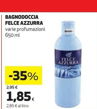 Coop Felce Azzurra Bagnoschiuma offerta