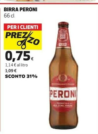 Coop Peroni Birra offerta