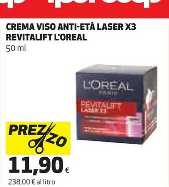 Coop L'Oreal Crema viso offerta
