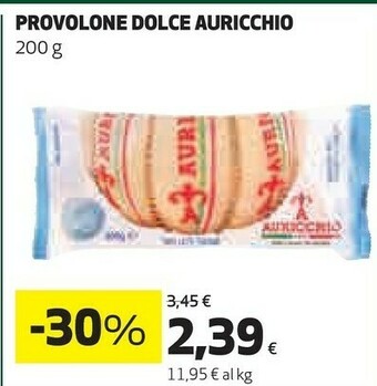 Coop Auricchio Provolone Dolce L'Originale 200 G(ml) offerta