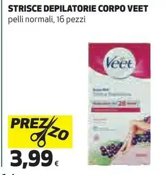 Coop Veet Strisce Depilatorie Corpo offerta