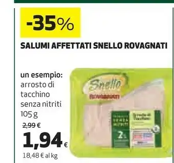 Coop Rovagnati Salumi Affettati Snello offerta