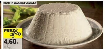 Coop Ricotta Vaccina Fuscella offerta
