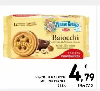Spazio Conad Biscotti baiocchi mulino bianco offerta