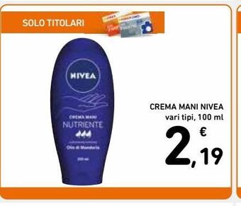 Crema mani nivea