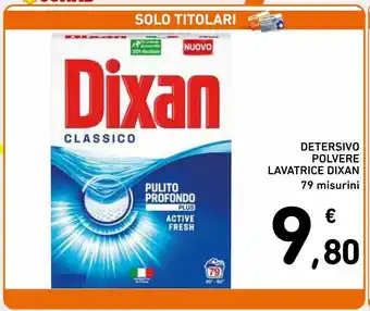 Spazio Conad Detersivo polvere lavatrice dixan offerta