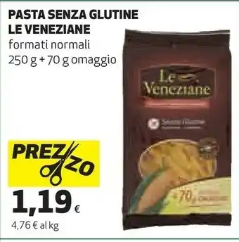 Coop Le veneziane Pasta Senza Glutine offerta
