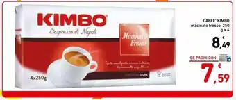 Spazio Conad Caffè kimbo offerta