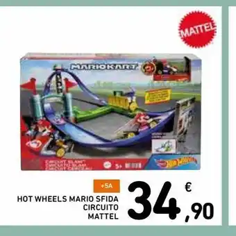 Hot wheels mario sfida circuito mattel