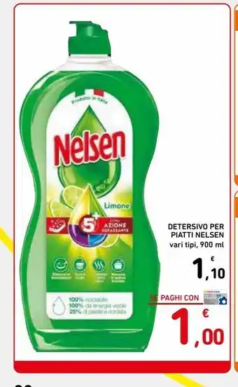 Spazio Conad Detersivo per piatti nelsen offerta