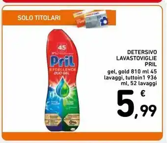 Spazio Conad Detersivo lavastoviglie pril offerta