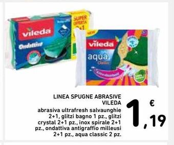 Spazio Conad Linea spugne abrasive vileda offerta