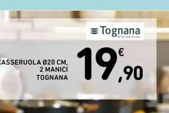 Spazio Conad Casseruola 20 cm, 2 manici tognana offerta