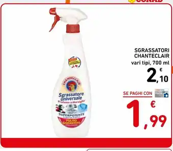 Spazio Conad Sgrassatori chanteclair offerta