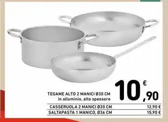Tegame alto 2 manici