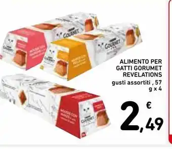 Spazio Conad Alimento per gatti gourmet revelations offerta