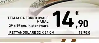 Spazio Conad Teglia da forno ovale maral offerta
