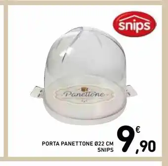 Spazio Conad Porta panettone 22 cm snips offerta