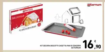 Spazio Conad Kit decora biscotti casetta pan di zenzero aeternum offerta