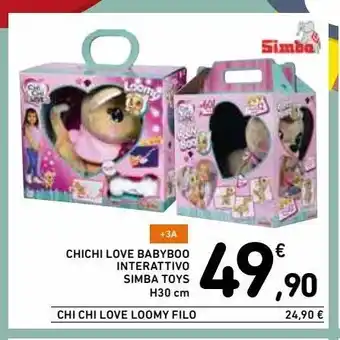 Spazio Conad Chichi love babyboo interattivo simba toys offerta