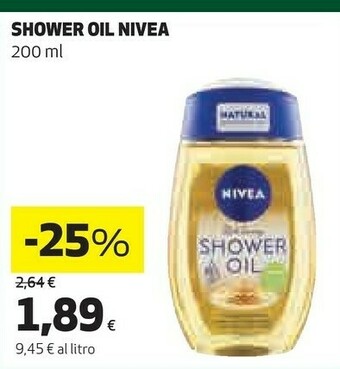 Coop Nivea Shower Oil offerta
