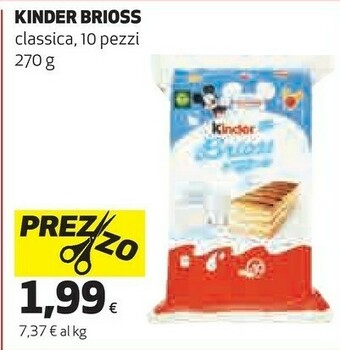 Coop Kinder Brioss offerta