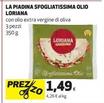 Coop Loriana Piadine offerta