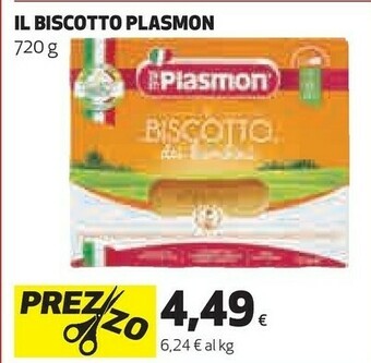 Coop Plasmon Biscotti offerta