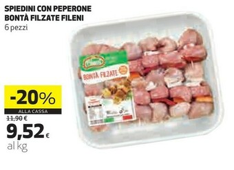 Coop Fileni Spiedini offerta