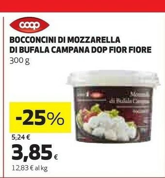 Coop Mozzarella di bufala offerta
