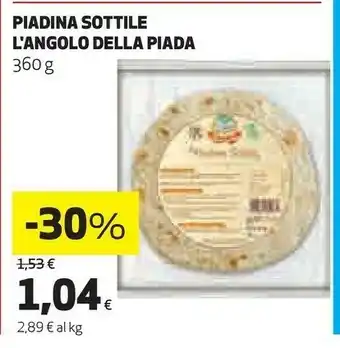 Coop L'angolo della piada Piadine offerta