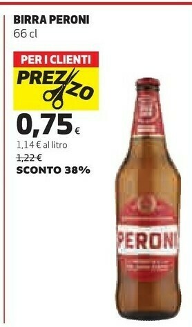 Coop Peroni Birra offerta