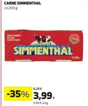 Coop Simmenthal Carne in scatola offerta