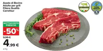 Carrefour Asado Di Bovino Adulto Per Grill Filiera Qualità offerta