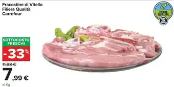 Carrefour Fracostine Di Vitello Filiera Qualità offerta