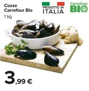 Carrefour Carrefour Bio Cozze offerta