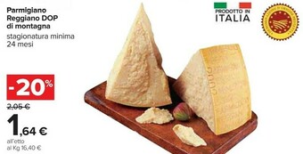 Carrefour Parmigiano reggiano DOP offerta