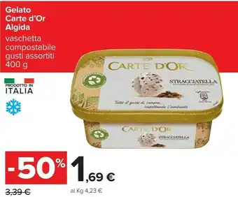 Carrefour Algida Gelato Carte d'Or offerta