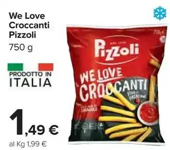 Carrefour Pizzoli We Love Croccanti 750 G offerta