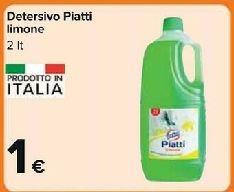 Carrefour Detersivo Piatti Limone offerta