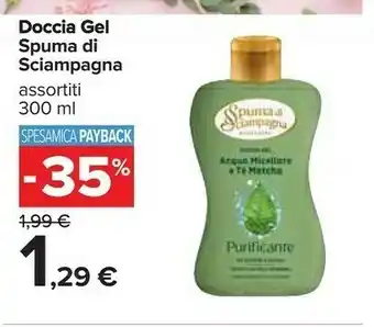 Carrefour Spuma Di Sciampagna Doccia Gel offerta