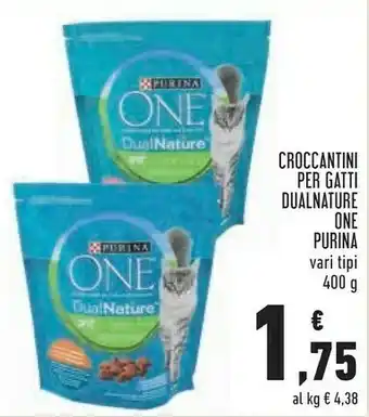 Conad Purina Croccantini Per Gatti Dualnature One offerta