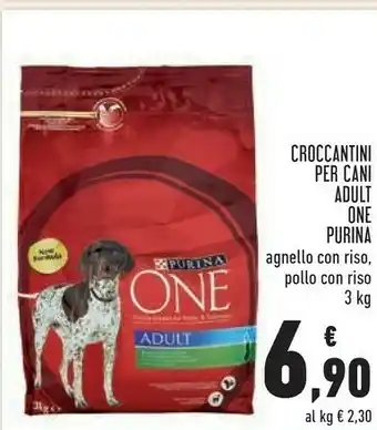 Conad Purina Croccantini Per Cani Adult One offerta