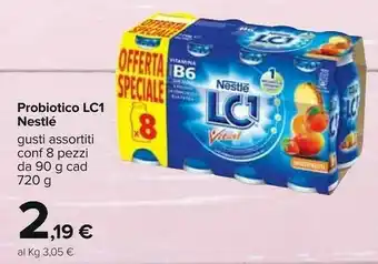 Carrefour Nestle Probiotico Lc 1 offerta
