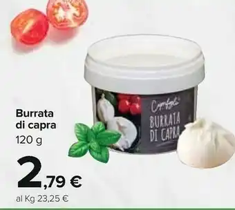 Carrefour Burrata Di Capra offerta