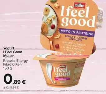 Carrefour Fage Muller Yogurt I Feel Good offerta