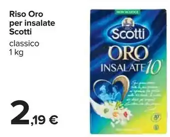 Carrefour Riso Scotti Riso Oro Per Insalate Classico offerta