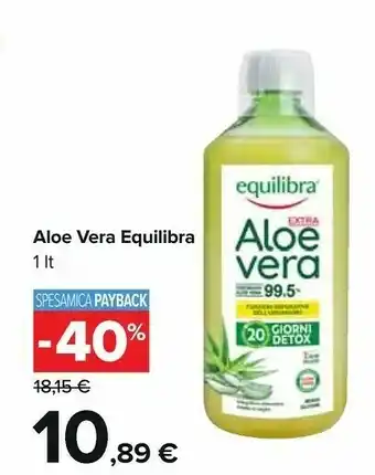 Carrefour Equilibra Aloe Vera 1 Lt offerta