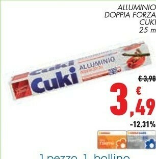 Conad Cuki Alluminio Doppia Forza offerta
